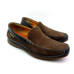 Mephisto Cool Air Mens Size 9 Brown Leather Slip On Comfort Loafer Shoes